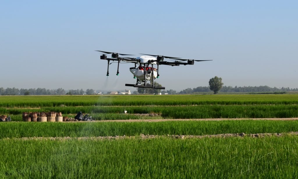 Tratamientos aéreos con drone